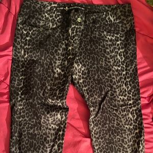 Lip Service Gray Leopard Pants (Rare)